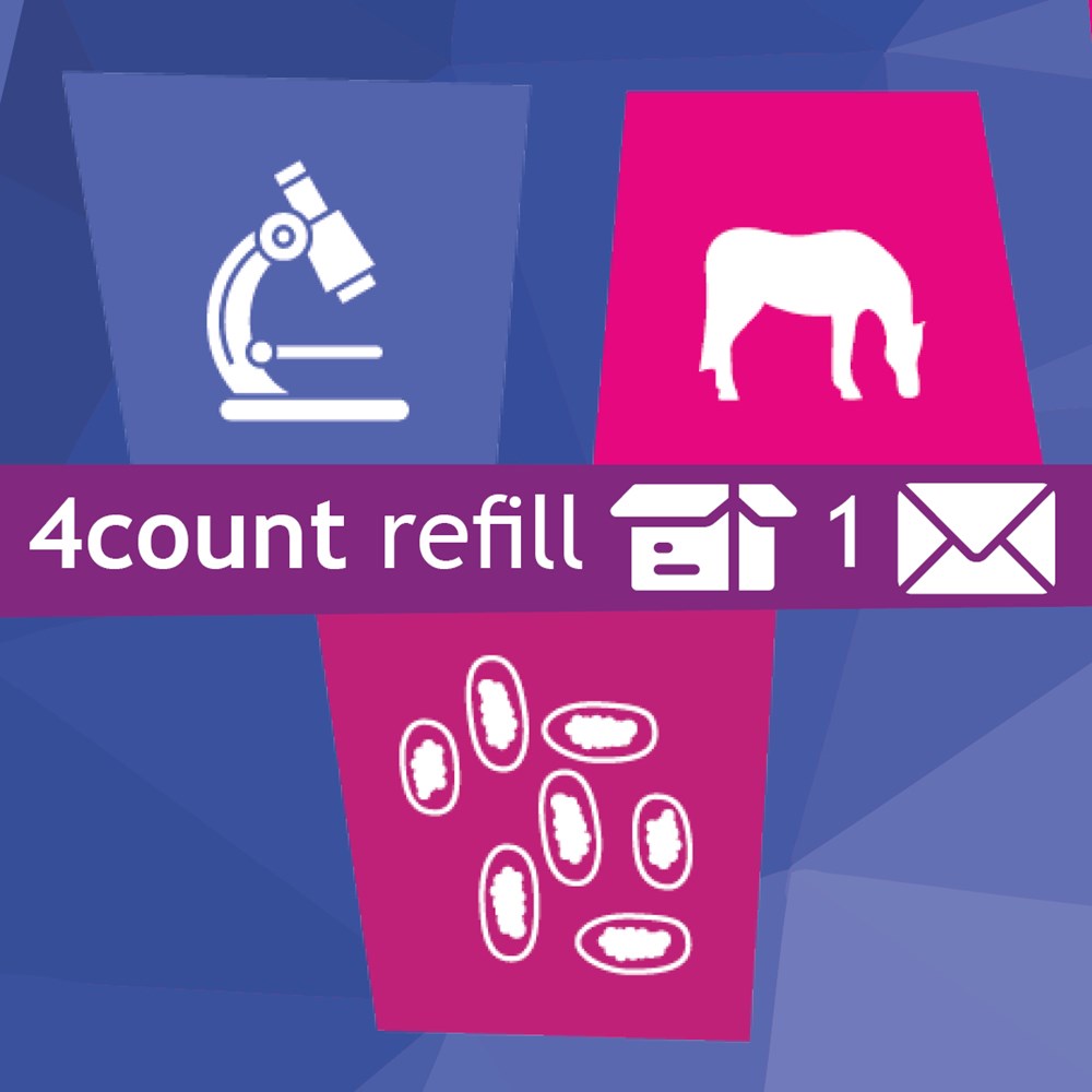 Image of Equine 4Count Season Refill Pack with 1 x Return Envelope