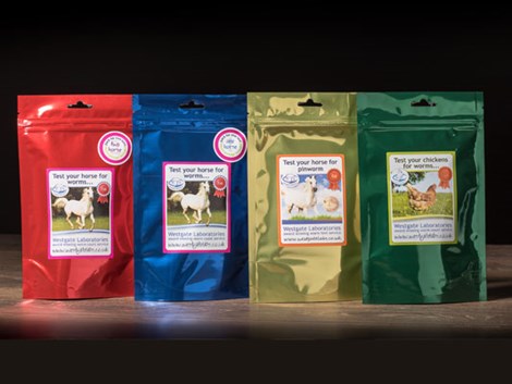 Retail worm count kits