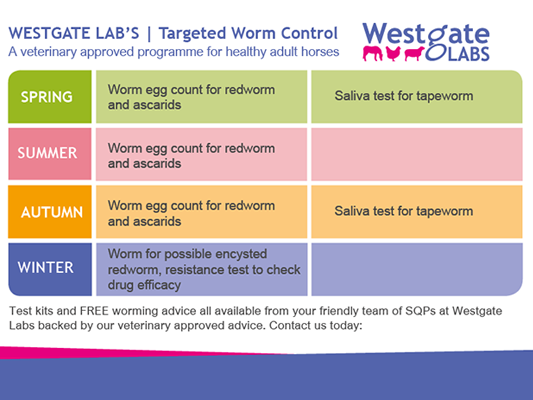 Horse Worming Chart