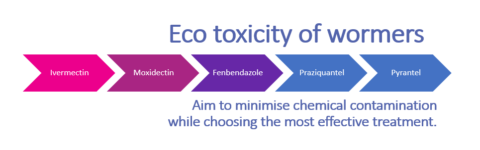 Ivermectin is the most toxic of the worming chemicals licenced to treat horses.